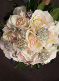 Bridal Silk Rose Bouquet