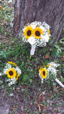 Bridesmaids Sunflower Bouquet
