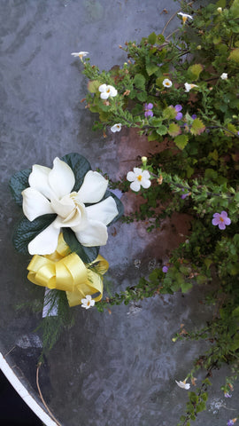 Gardenia Wristlet Corsage