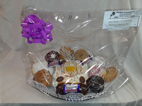 Doughnut, Pastry, and Candy Mixed Basket