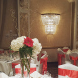 Hydrangea and Red Gerbera Diasy centerpiece