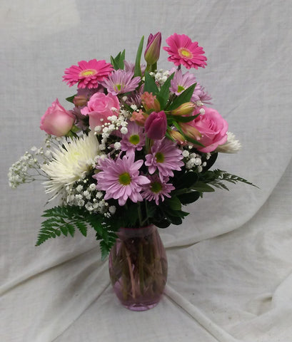 pink is my favorite color vase