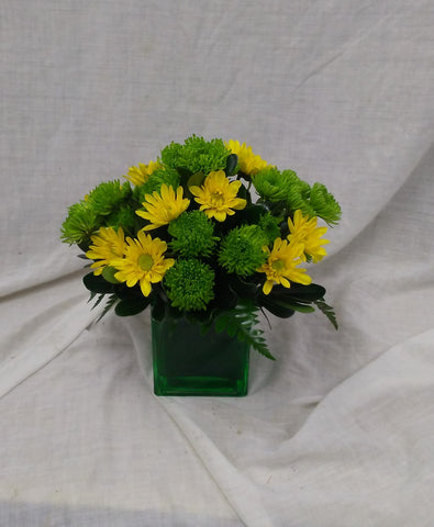 green and yellow arrangment