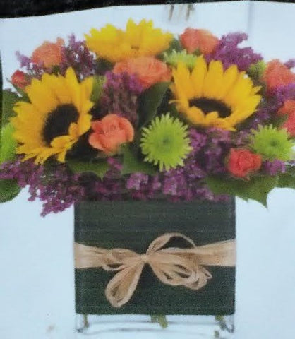 wild flower block