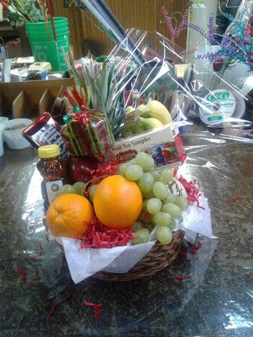 Fruits and Fun Goodies Basket