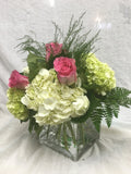 Contemporary Hydrangea Arrangement