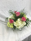 Contemporary Hydrangea Arrangement